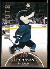 2021-22 Upper Deck UD Canvas SJ Sharkie #C413