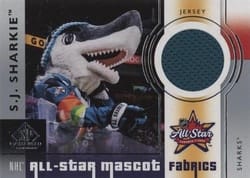 2024-25 SP Game Used 2024 All-Star Mascot Fabrics SJ Sharkie #ASMF-18 card