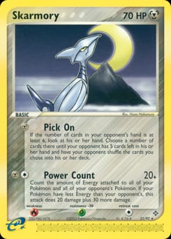 2003 Dragon Skarmory #21 card