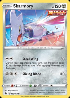 Fusion Strike Skarmory #182 card