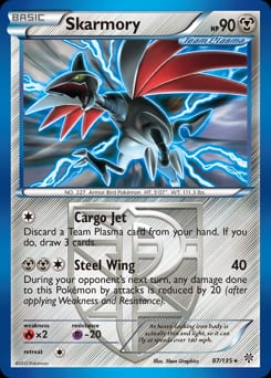 2013 Plasma Storm Skarmory #87 card