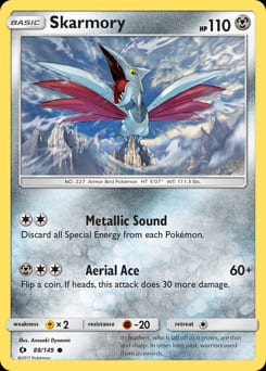 Sun & Moon Skarmory #88 card
