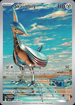 Surging Sparks Skarmory #209 card