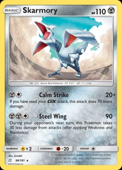 Team Up Skarmory #98 card