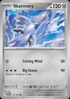 Twilight Masquerade Skarmory #119 card