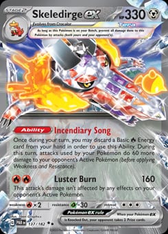 Paradox Rift Skeledirge ex #137 card