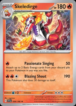 Scarlet & Violet Skeledirge #38 card