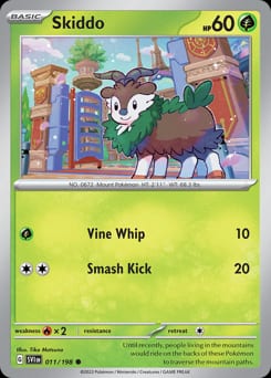 Scarlet & Violet Skiddo #11 card