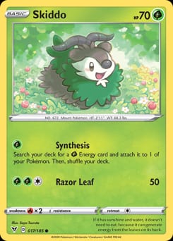 Vivid Voltage Skiddo #17 card