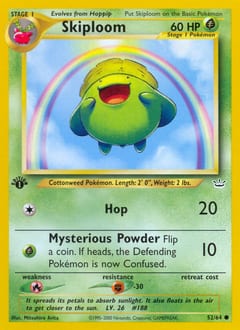 Neo Revelation Skiploom #52 card