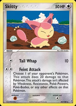2006 Crystal Guardians Skitty #41 card