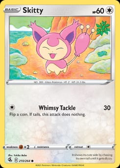 2021 Fusion Strike Skitty #210 card