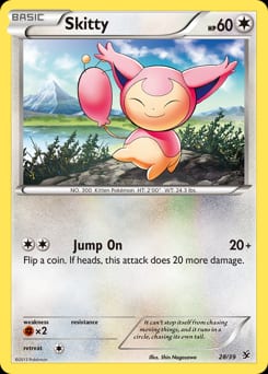 Kalos Starter Set Skitty #28 card