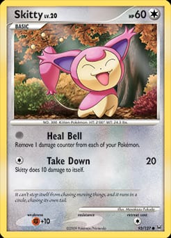 Platinum Skitty #93 card