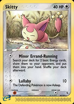 2003 Ruby & Sapphire Skitty #44 card