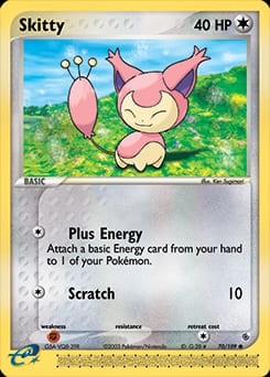 Ruby & Sapphire Skitty #70 card