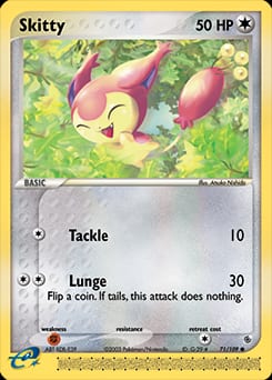 2003 Ruby & Sapphire Skitty #71 card