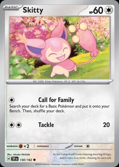 2024 Temporal Forces Skitty #130 card