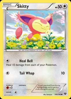 2014 XY Skitty #104 card