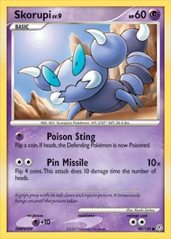 Diamond & Pearl Skorupi #99 card