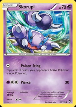 Furious Fists Skorupi #38 card