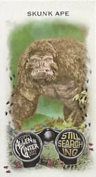 2022 Topps Allen & Ginter Mini Still Searching Skunk Ape #SS-3 card
