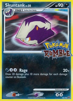 Pokémon Rumble Skuntank #13 card