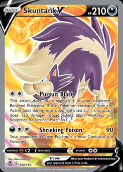 2022 Silver Tempest Skuntank V #180 card