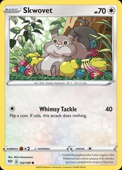 Darkness Ablaze Skwovet #152 card