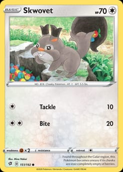 Rebel Clash Skwovet #151 card