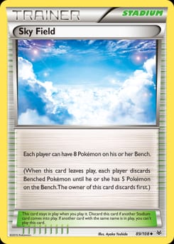 Roaring Skies Sky Field #89 card
