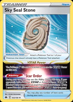 Crown Zenith Sky Seal Stone #143 card