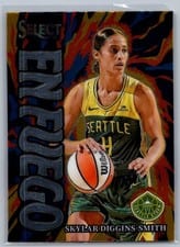2024 Panini Select WNBA En Fuego Skylar Diggins-Smith #12 card