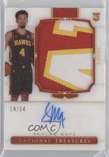 2020-21 Panini National Treasures Rookie Patch Autographs Skylar Mays #136 card