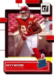 2022 Clearly Donruss Base Set Skyy Moore #74 card