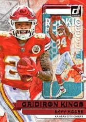 2022 Donruss Rookie Gridiron Kings Skyy Moore #RGK-16 card