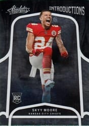 2022 Panini Absolute Introductions Skyy Moore #INT-16 card