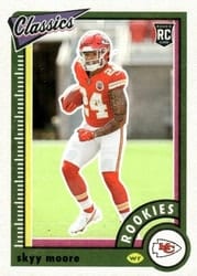 2022 Panini Classics Base Set Skyy Moore #169 card