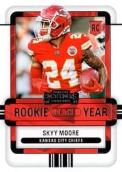 2022 Panini Contenders Rookie of the Year Contenders Skyy Moore #ROY-SMO card