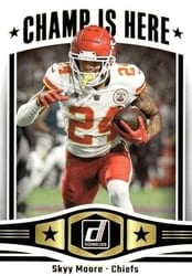 2023 Donruss Champ is Here Skyy Moore #CIH-3 card