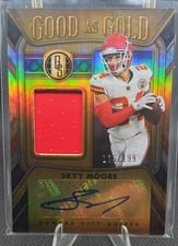 2023 Panini Gold Standard Good as Gold Skyy Moore #17 card