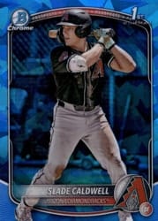 2025 Bowman Sapphire Edition Base Set Slade Caldwell #BCP-21 card
