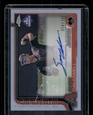 2025 Topps Pro Debut Chrome Autographs Slade Caldwell #PDC-184 card