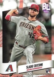 2024 Topps Big League Base Set Slade Cecconi #73 card