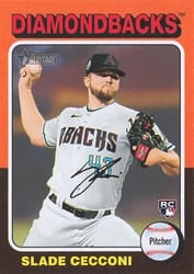 2024 Topps Heritage Base Set Slade Cecconi #397b card