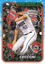 2024 Topps Holiday Base Set Slade Cecconi #H39 card