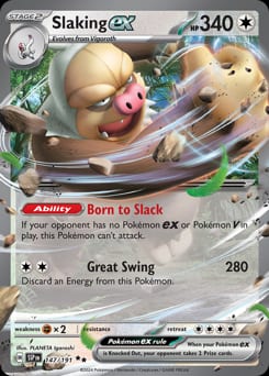 Surging Sparks Slaking ex #147 card