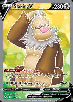 Pokémon GO Slaking V #77 card