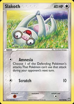 Power Keepers Slakoth #63 card