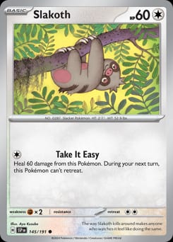 Surging Sparks Slakoth #145 card